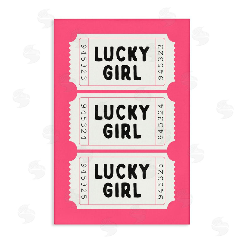 Lettered and Lined | Lucky Girl Ticket Stubs