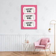 Lettered and Lined | Lucky Girl Ticket Stubs