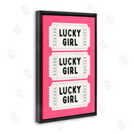 Lettered and Lined | Lucky Girl Ticket Stubs