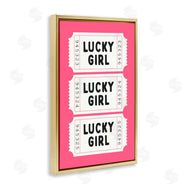 Lettered and Lined | Lucky Girl Ticket Stubs