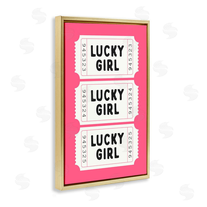 Lettered and Lined | Lucky Girl Ticket Stubs