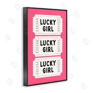 Lettered and Lined | Lucky Girl Ticket Stubs