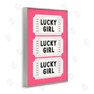 Lettered and Lined | Lucky Girl Ticket Stubs