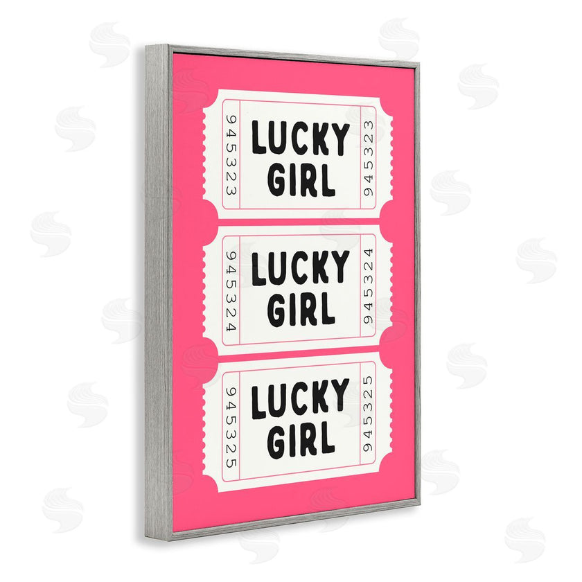 Lettered and Lined | Lucky Girl Ticket Stubs