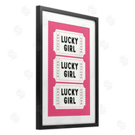 Lettered and Lined | Lucky Girl Ticket Stubs