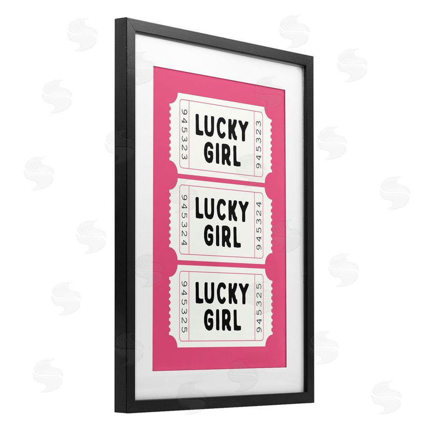 Lettered and Lined | Lucky Girl Ticket Stubs