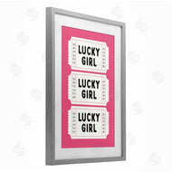 Lettered and Lined | Lucky Girl Ticket Stubs