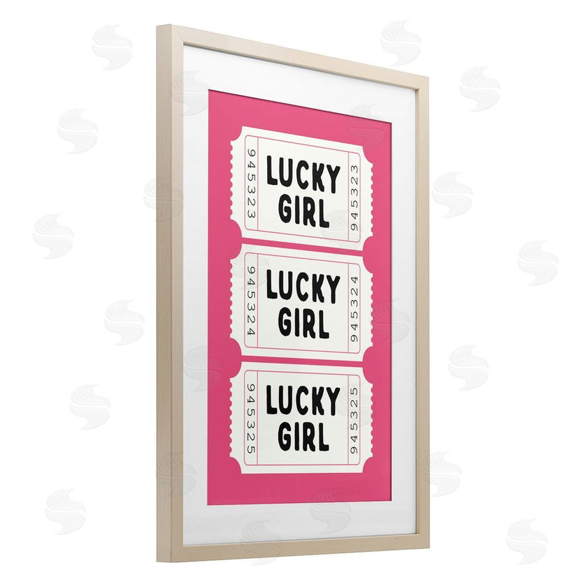 Lettered and Lined | Lucky Girl Ticket Stubs