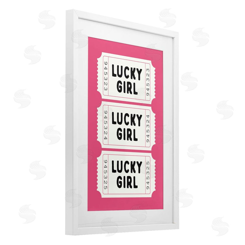 Lettered and Lined | Lucky Girl Ticket Stubs