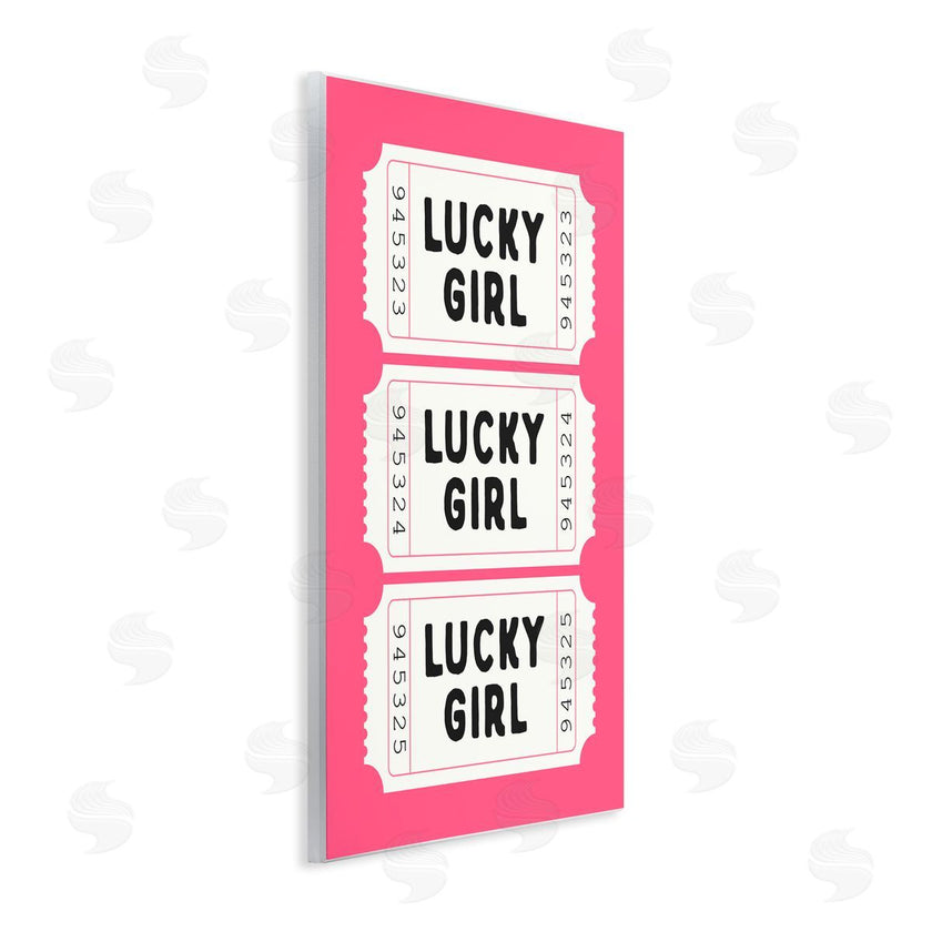 Lettered and Lined | Lucky Girl Ticket Stubs