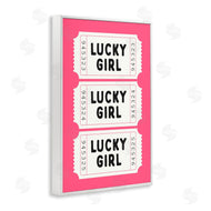 Lettered and Lined | Lucky Girl Ticket Stubs