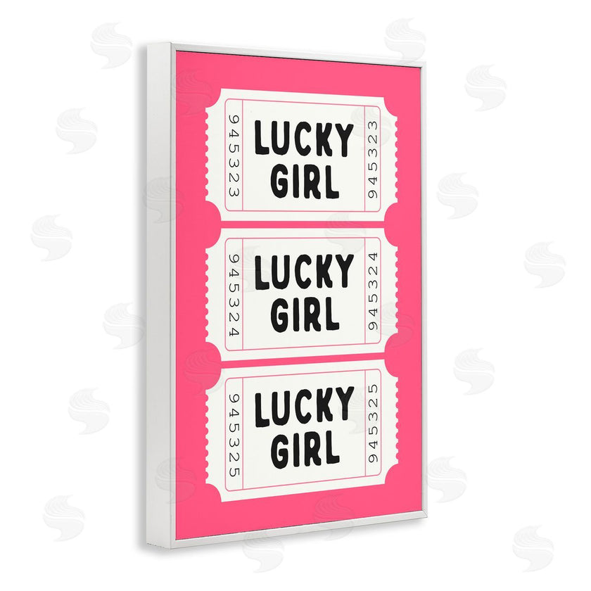 Lettered and Lined | Lucky Girl Ticket Stubs