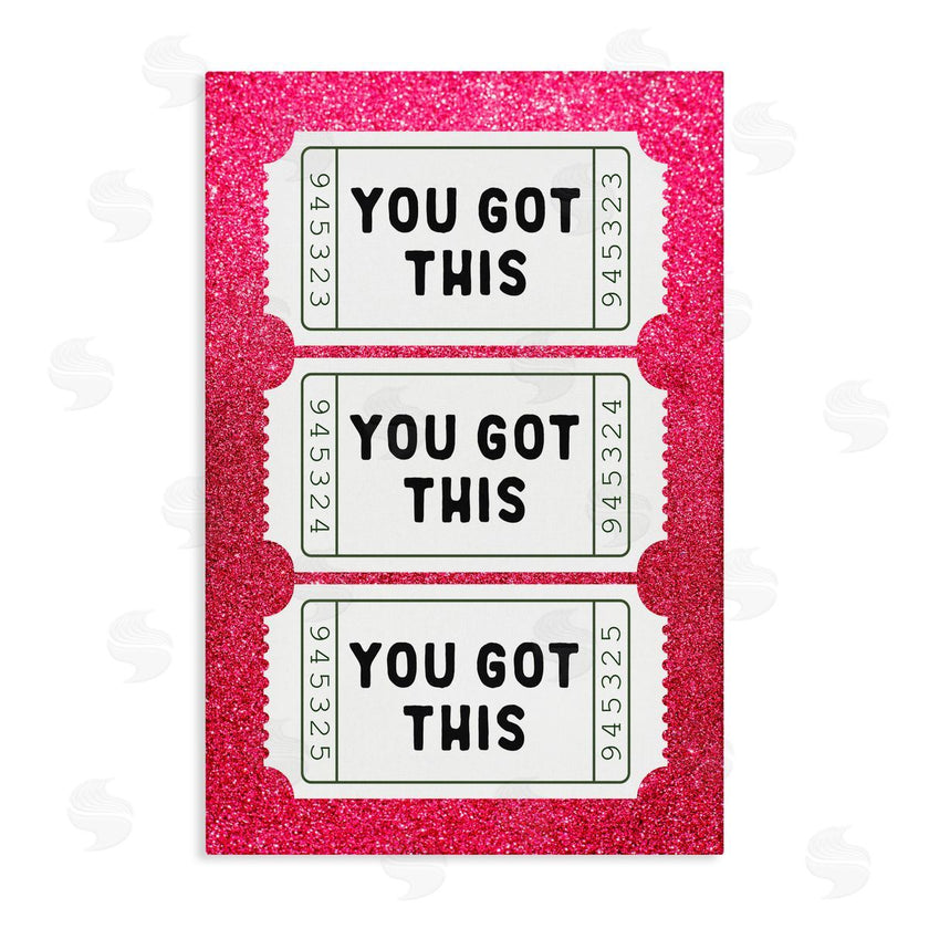 Lettered and Lined | You Got This Pink Ticket Stubs