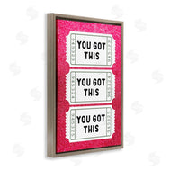 Lettered and Lined | You Got This Pink Ticket Stubs