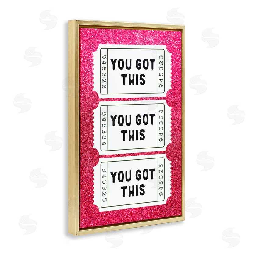 Lettered and Lined | You Got This Pink Ticket Stubs