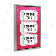 Lettered and Lined | You Got This Pink Ticket Stubs
