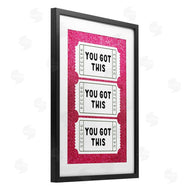 Lettered and Lined | You Got This Pink Ticket Stubs