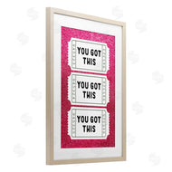 Lettered and Lined | You Got This Pink Ticket Stubs