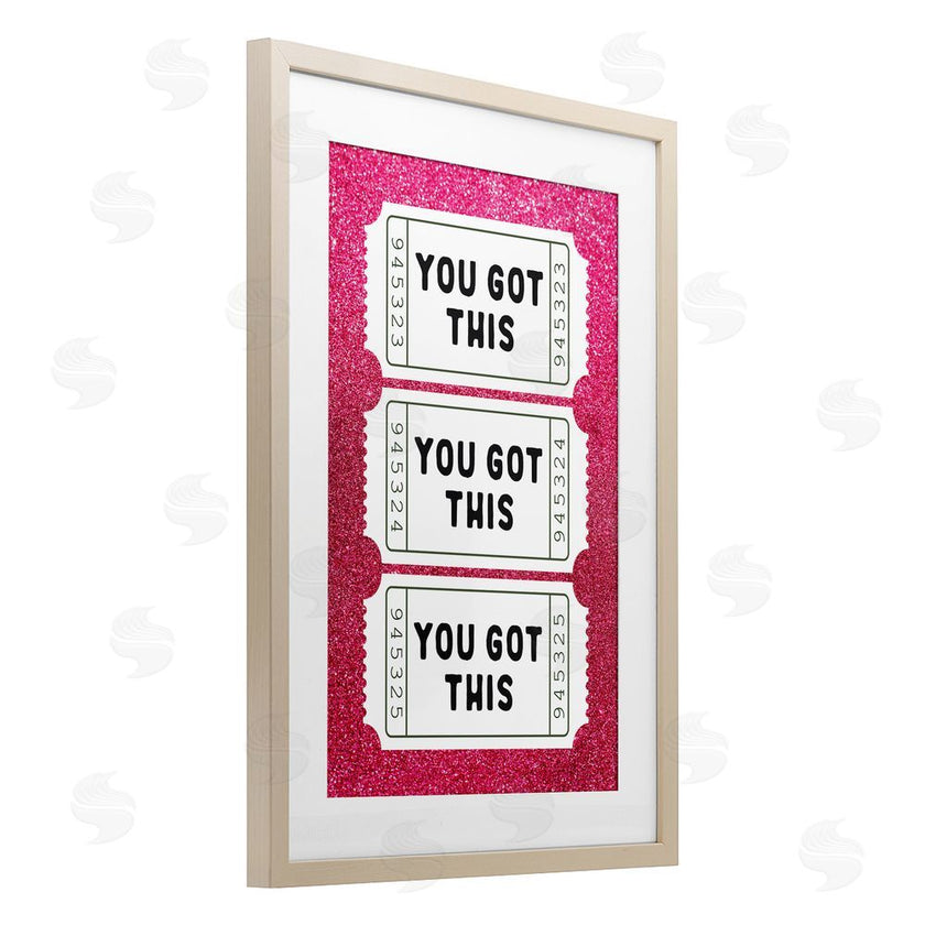 Lettered and Lined | You Got This Pink Ticket Stubs