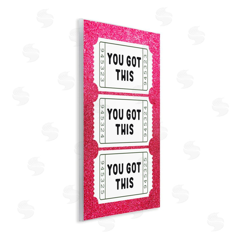 Lettered and Lined | You Got This Pink Ticket Stubs