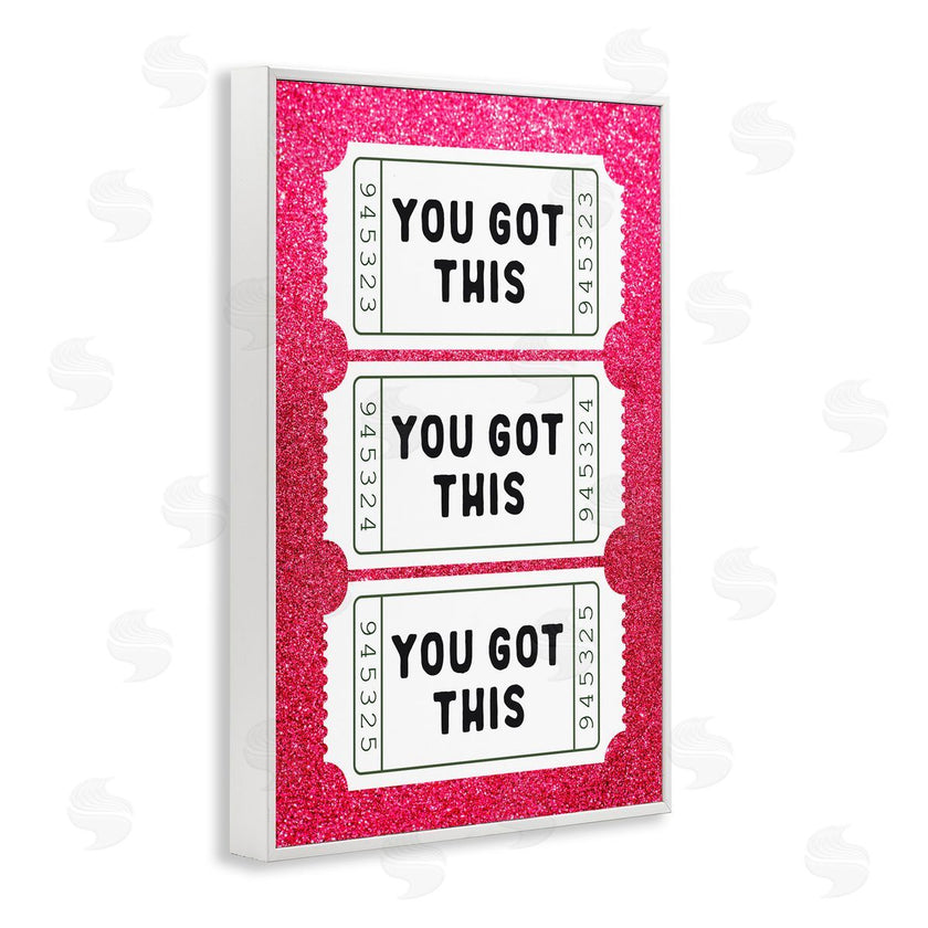 Lettered and Lined | You Got This Pink Ticket Stubs
