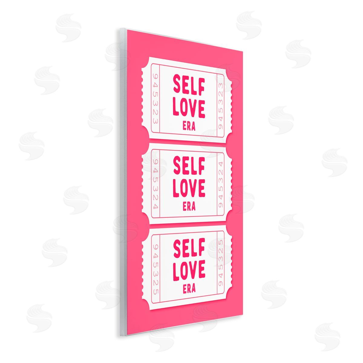 Lettered and Lined Self Love Era Tickets Wall Plaque Art Print