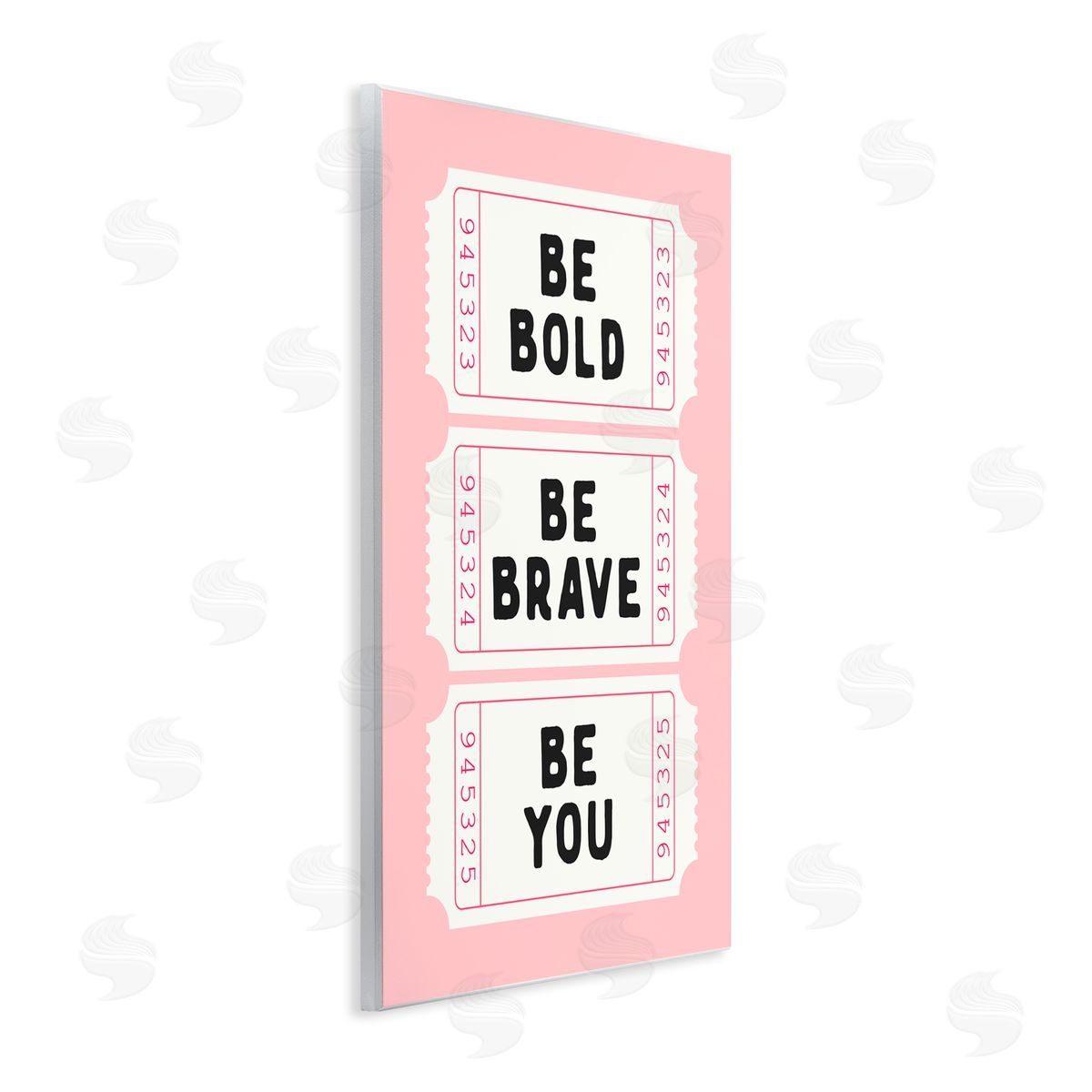 Lettered and Lined Be You Uplifting Tickets Wall Plaque Art Print