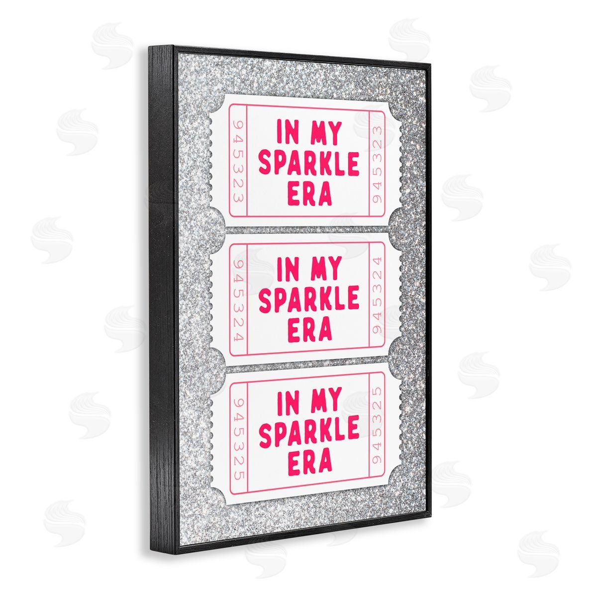 Lettered and Lined My Sparkle Era Ticket Stubs Black Framed Giclee Art Print