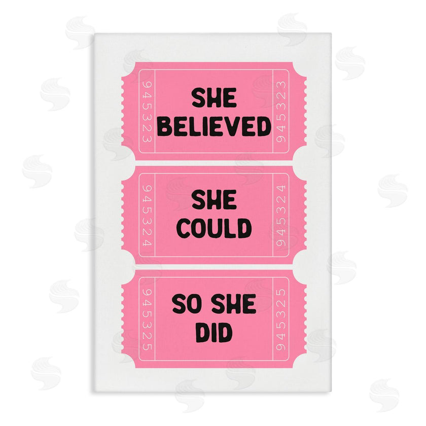 Lettered and Lined | She Believed Girl Power Tickets