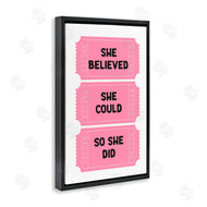 Lettered and Lined | She Believed Girl Power Tickets