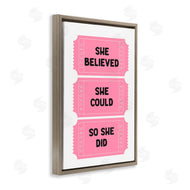 Lettered and Lined | She Believed Girl Power Tickets