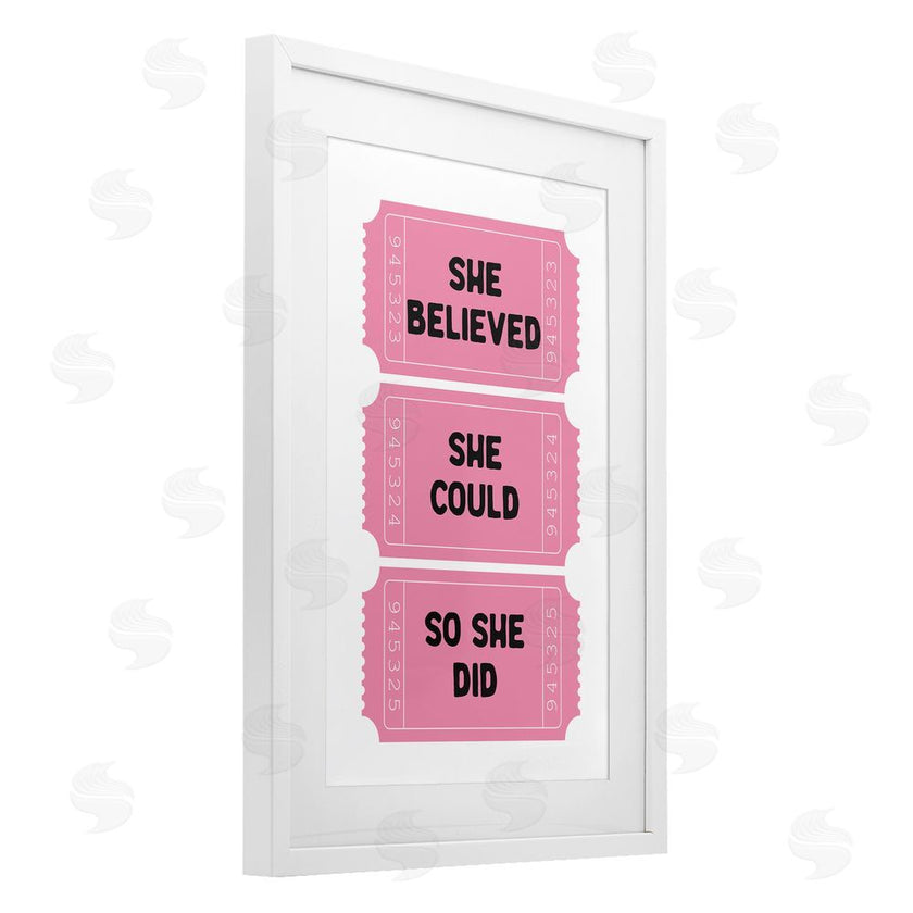 Lettered and Lined | She Believed Girl Power Tickets