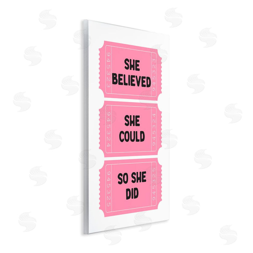 Lettered and Lined | She Believed Girl Power Tickets