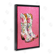 Lettered and Lined | Gleaming Floral Cowgirl Boots