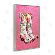 Lettered and Lined | Gleaming Floral Cowgirl Boots