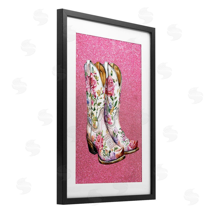 Lettered and Lined | Gleaming Floral Cowgirl Boots