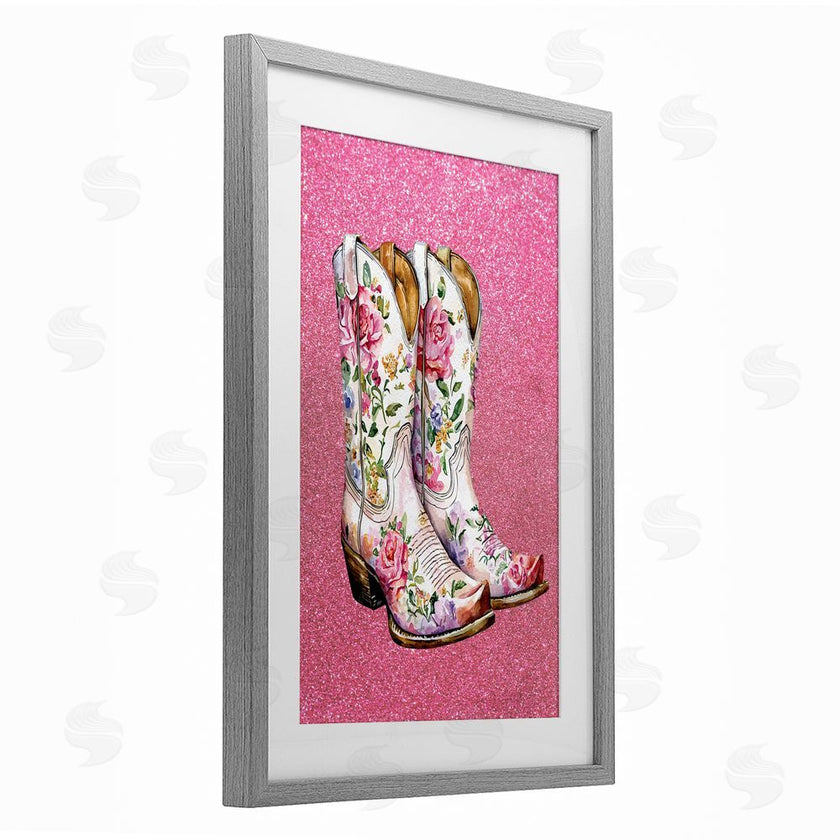Lettered and Lined | Gleaming Floral Cowgirl Boots