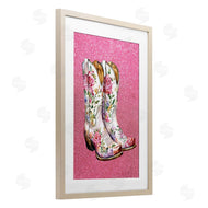 Lettered and Lined | Gleaming Floral Cowgirl Boots