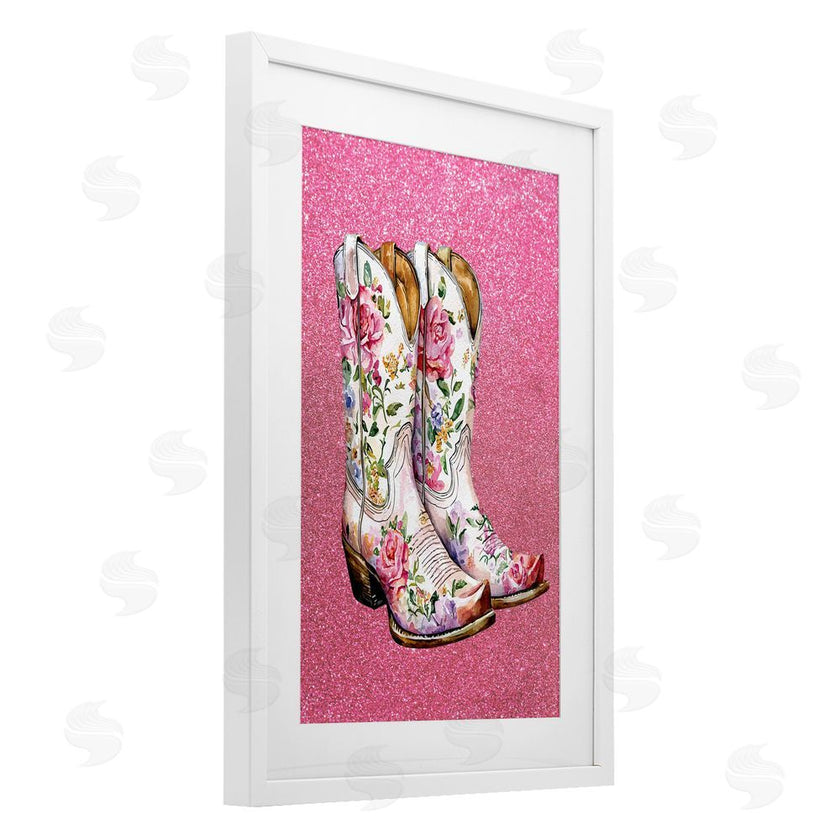 Lettered and Lined | Gleaming Floral Cowgirl Boots