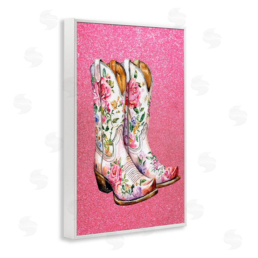 Lettered and Lined | Gleaming Floral Cowgirl Boots