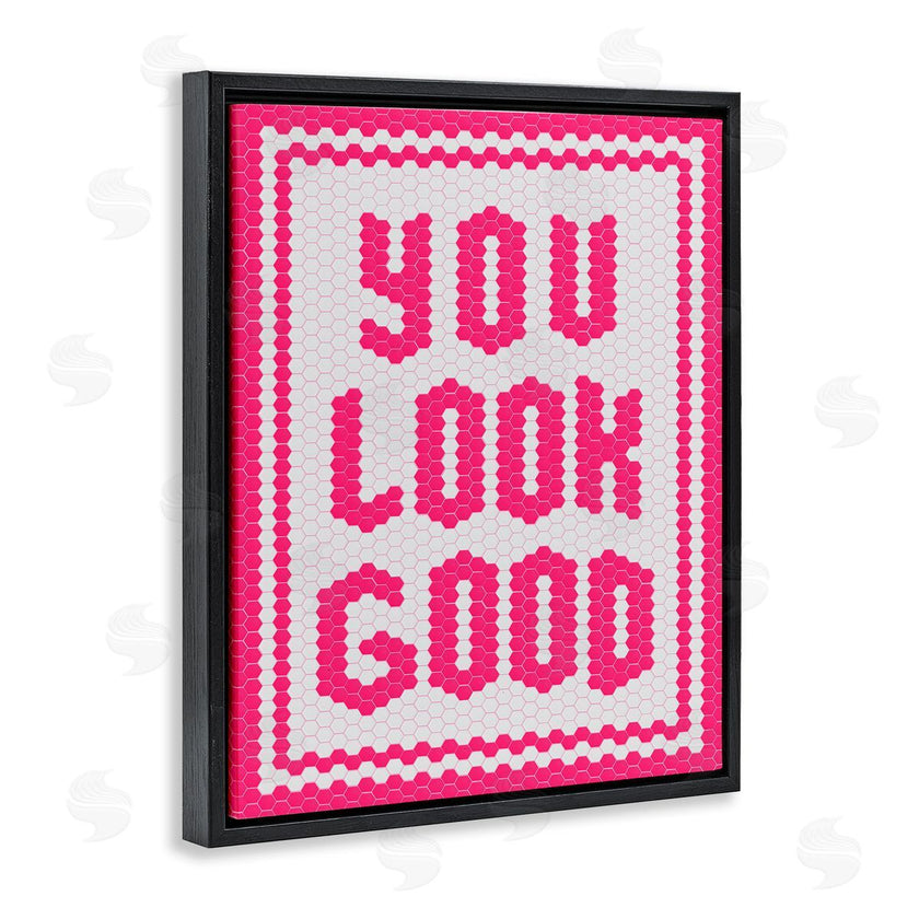 Lettered and Lined | You Look Good Magenta Mosaic