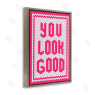 Lettered and Lined | You Look Good Magenta Mosaic