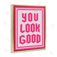 Lettered and Lined | You Look Good Magenta Mosaic