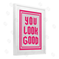 Lettered and Lined | You Look Good Magenta Mosaic