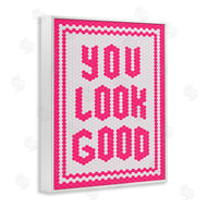 Lettered and Lined | You Look Good Magenta Mosaic