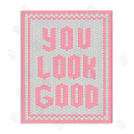 Lettered and Lined | You Look Good Pink Pastel