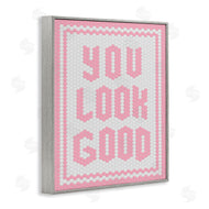 Lettered and Lined | You Look Good Pink Pastel
