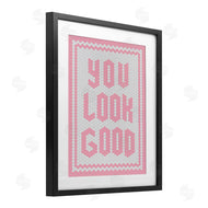 Lettered and Lined | You Look Good Pink Pastel