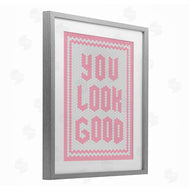 Lettered and Lined | You Look Good Pink Pastel