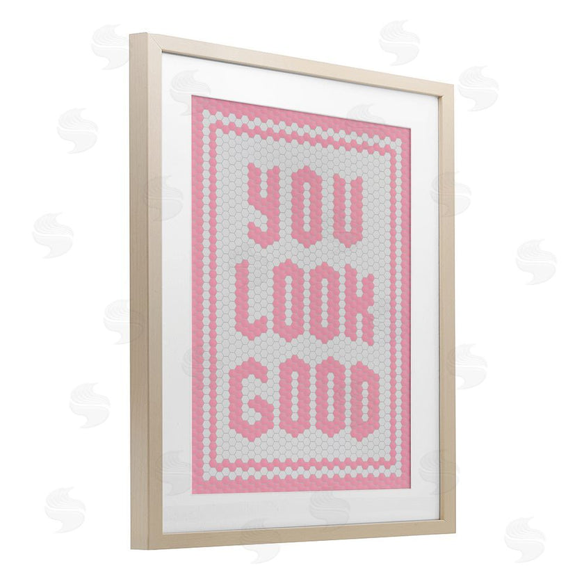 Lettered and Lined | You Look Good Pink Pastel